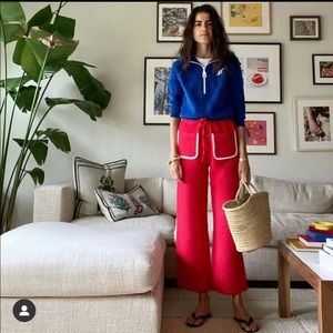 La veste red pants / Size M. NWT